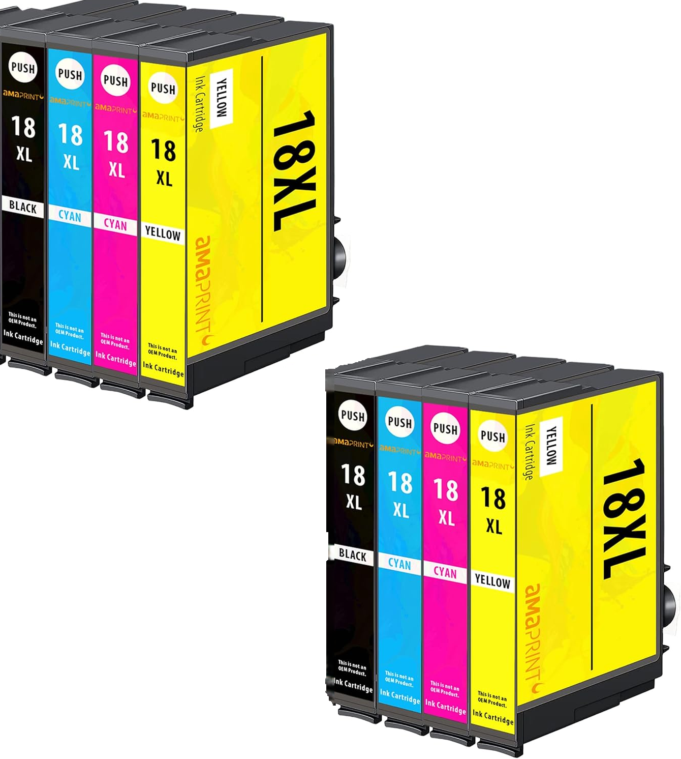 Zwart cartridge compatibel met Epson 18XL Multipack voor Expression Home XP205, XP215, XP225, XP302, XP305, XP312, XP315, XP322, XP325, XP402, XP405, XP412, XP415, XP422, XP425